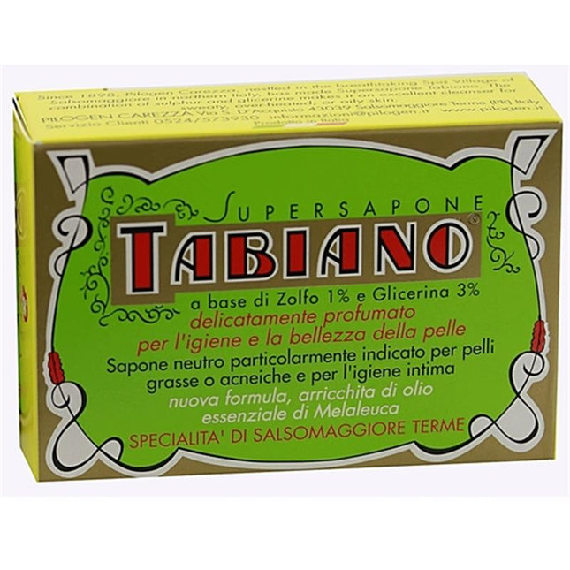Tabiano superzeep – zwavelzeep met glycerine en tea tree olie