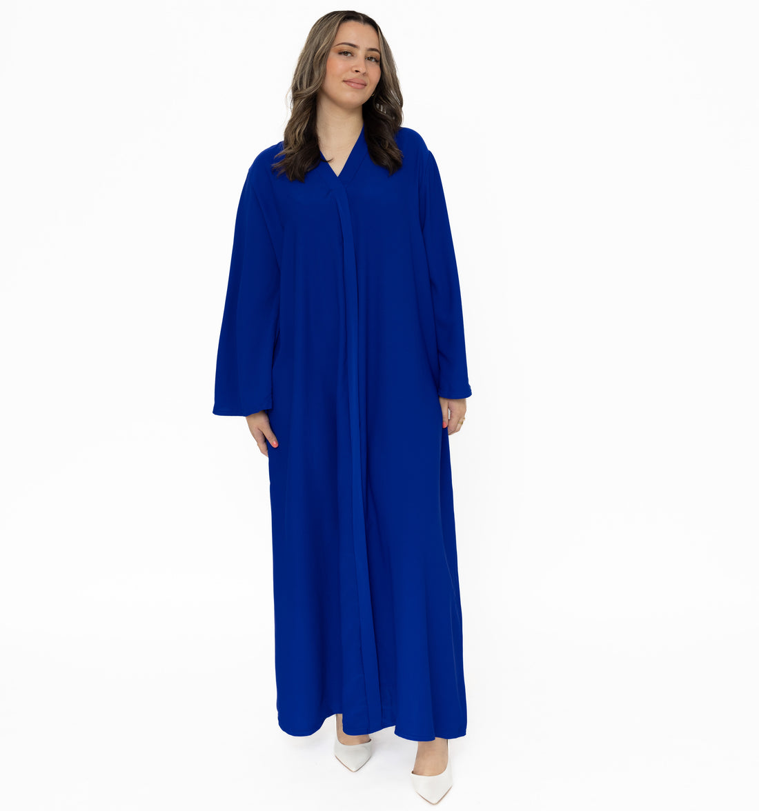 A-line jurk Inaya – soepele abaya-jurk, one size (S-XL), 17 kleuren – foto 3