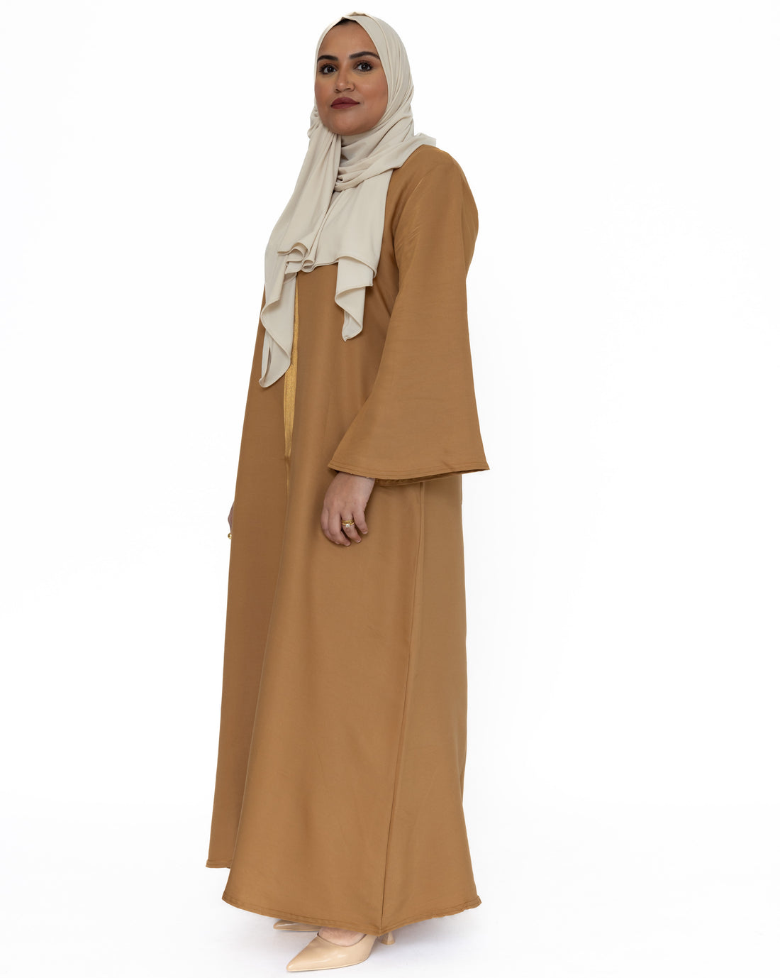 Abaya A-line Inaya met glans – luchtige, soepele stof in 6 kleuren – foto 11