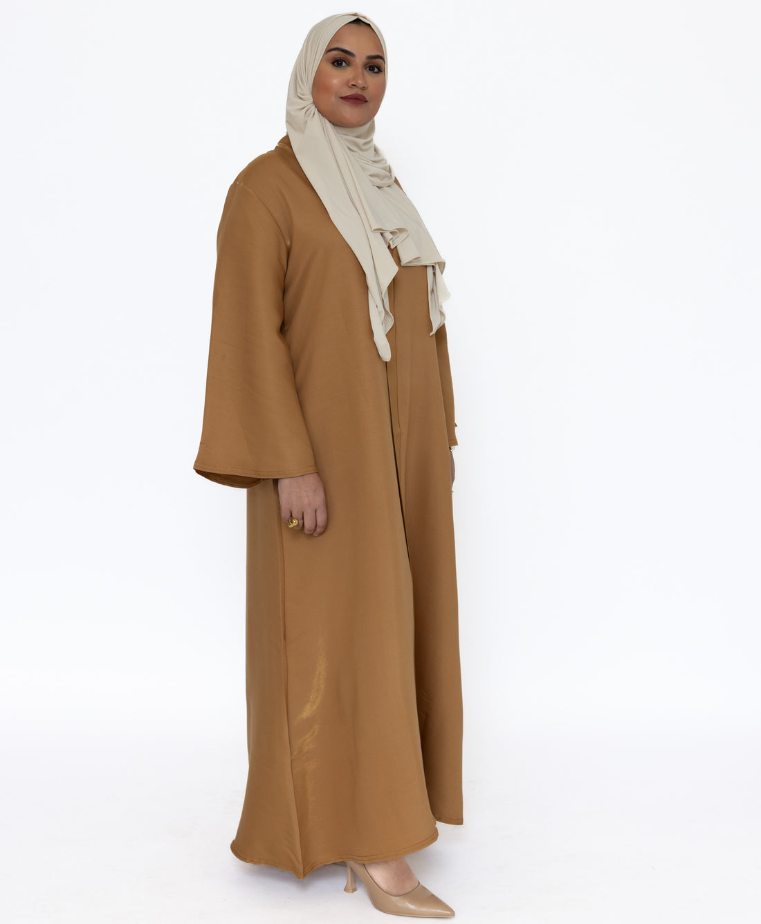 Abaya A-line Inaya met glans – luchtige, soepele stof in 6 kleuren – foto 12