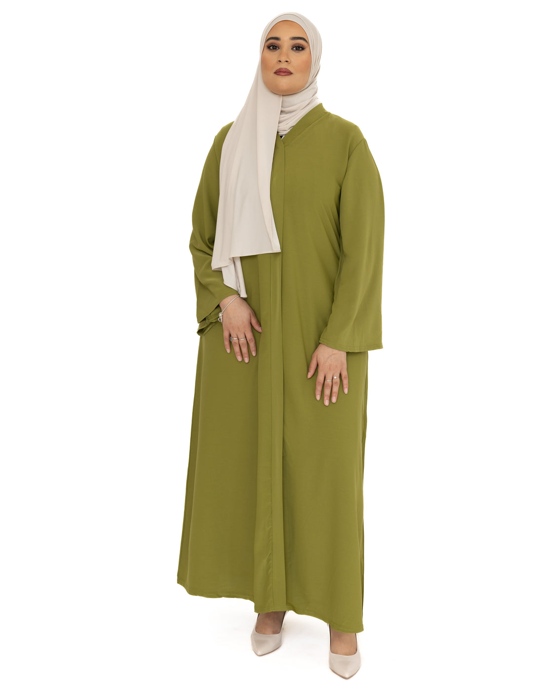 A-line jurk Inaya – soepele abaya-jurk, one size (S-XL), 17 kleuren – foto 12