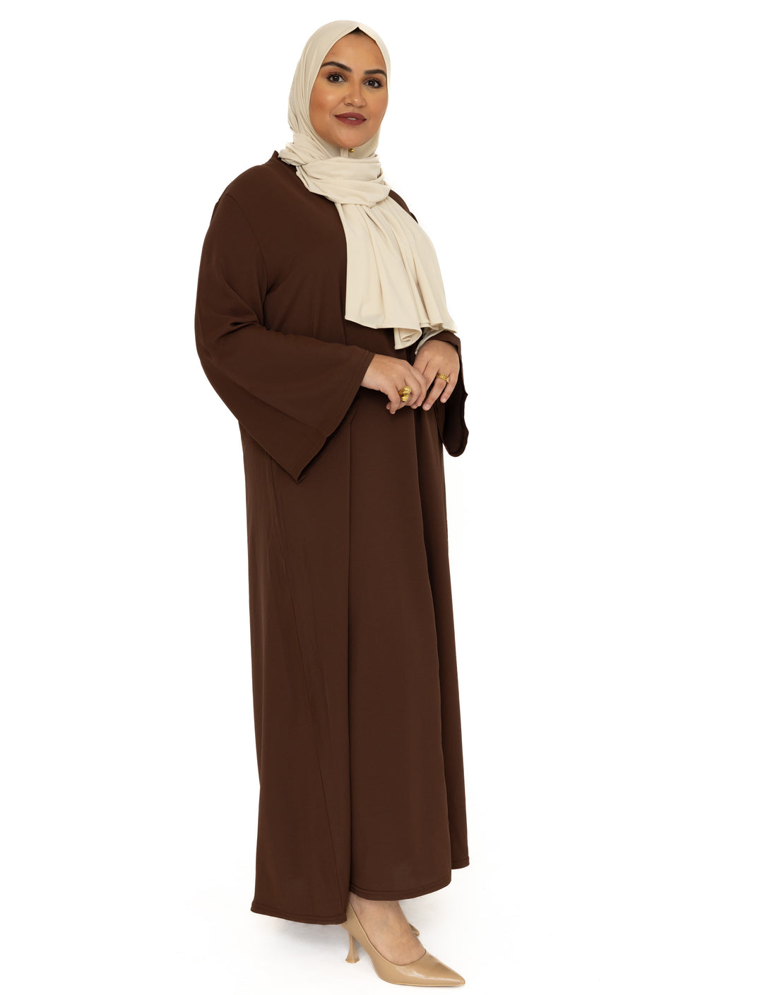 A-line jurk Inaya – soepele abaya-jurk, one size (S-XL), 17 kleuren – foto 7