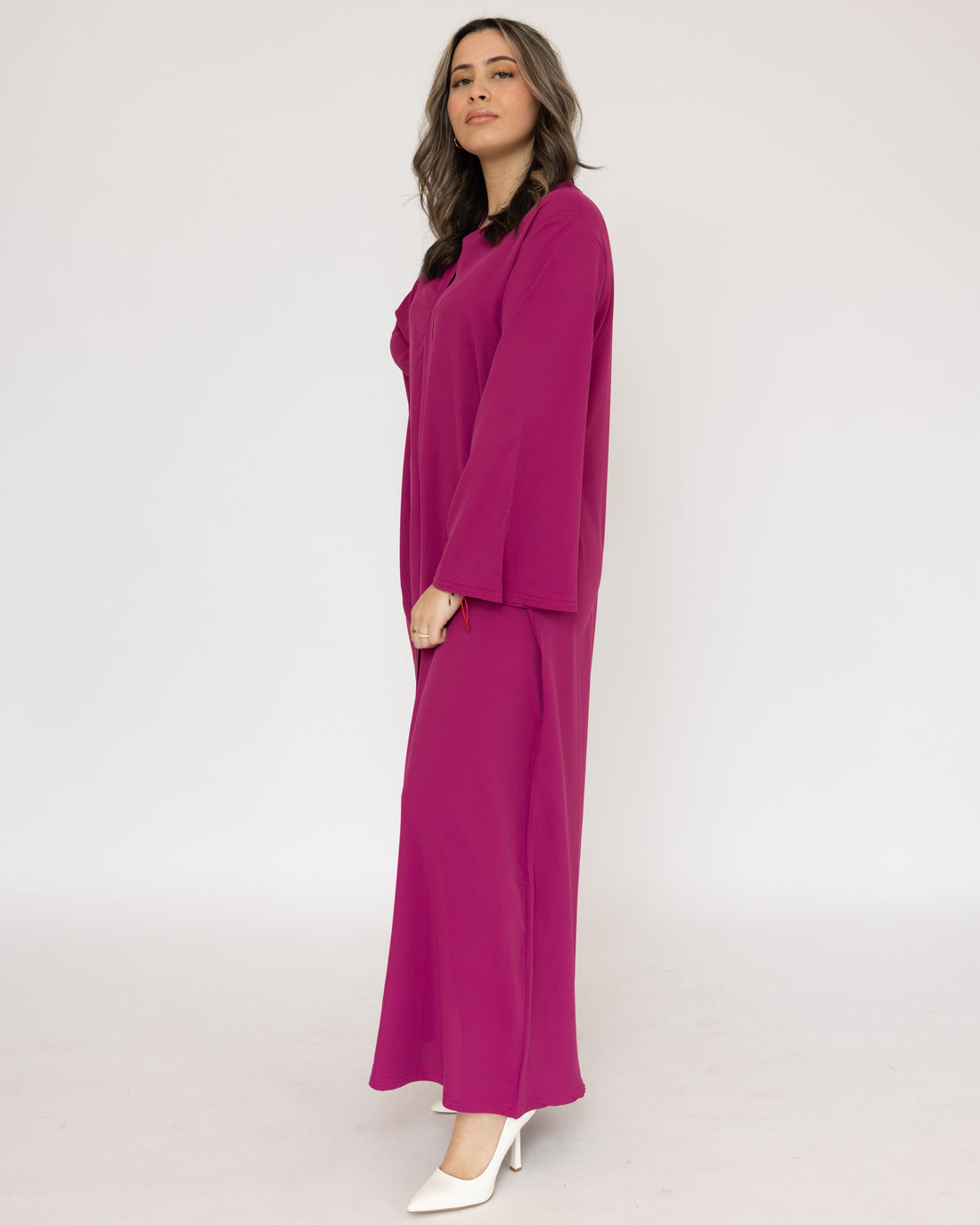 A-line jurk Inaya – soepele abaya-jurk, one size (S-XL), 17 kleuren – foto 5