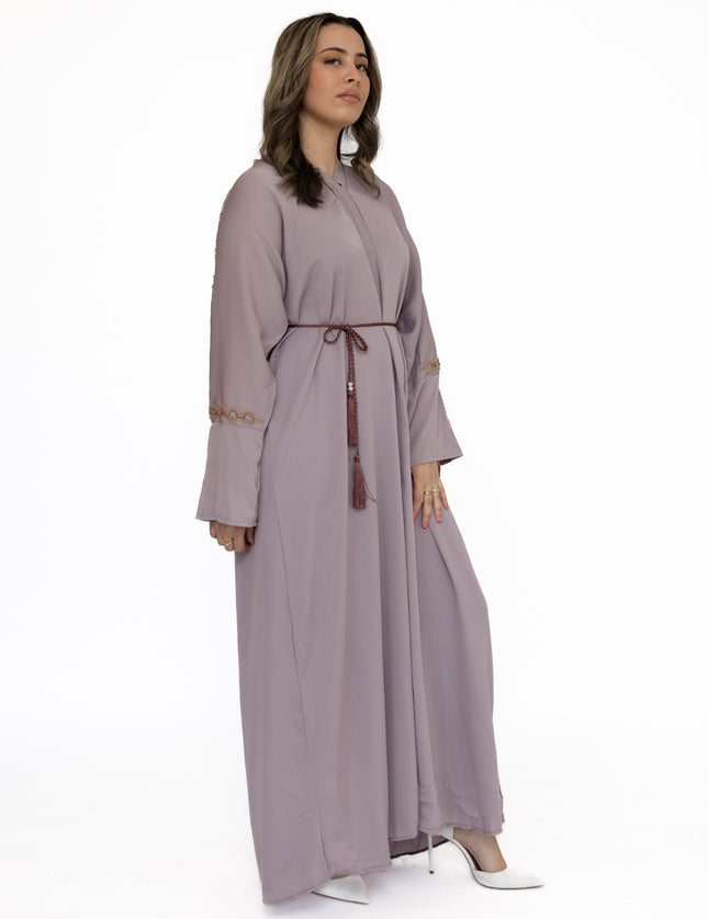 Dubai abaya lila – abaya in kimonostijl, maat 56, 58 en 60