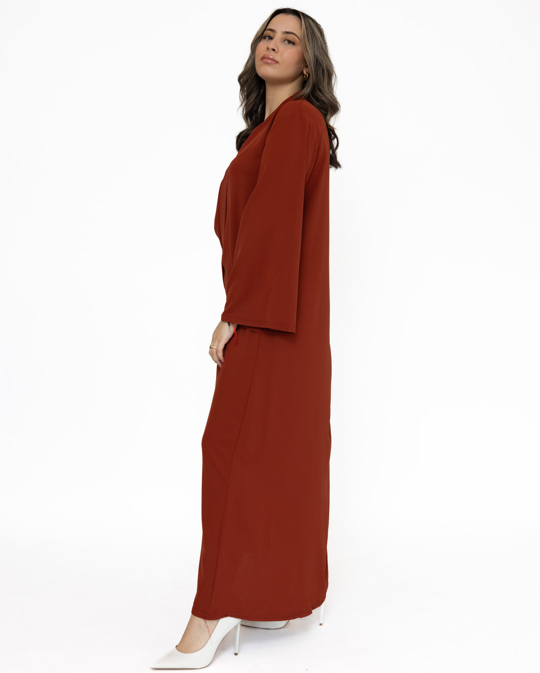 A-line jurk Inaya – soepele abaya-jurk, one size (S-XL), 17 kleuren – foto 14