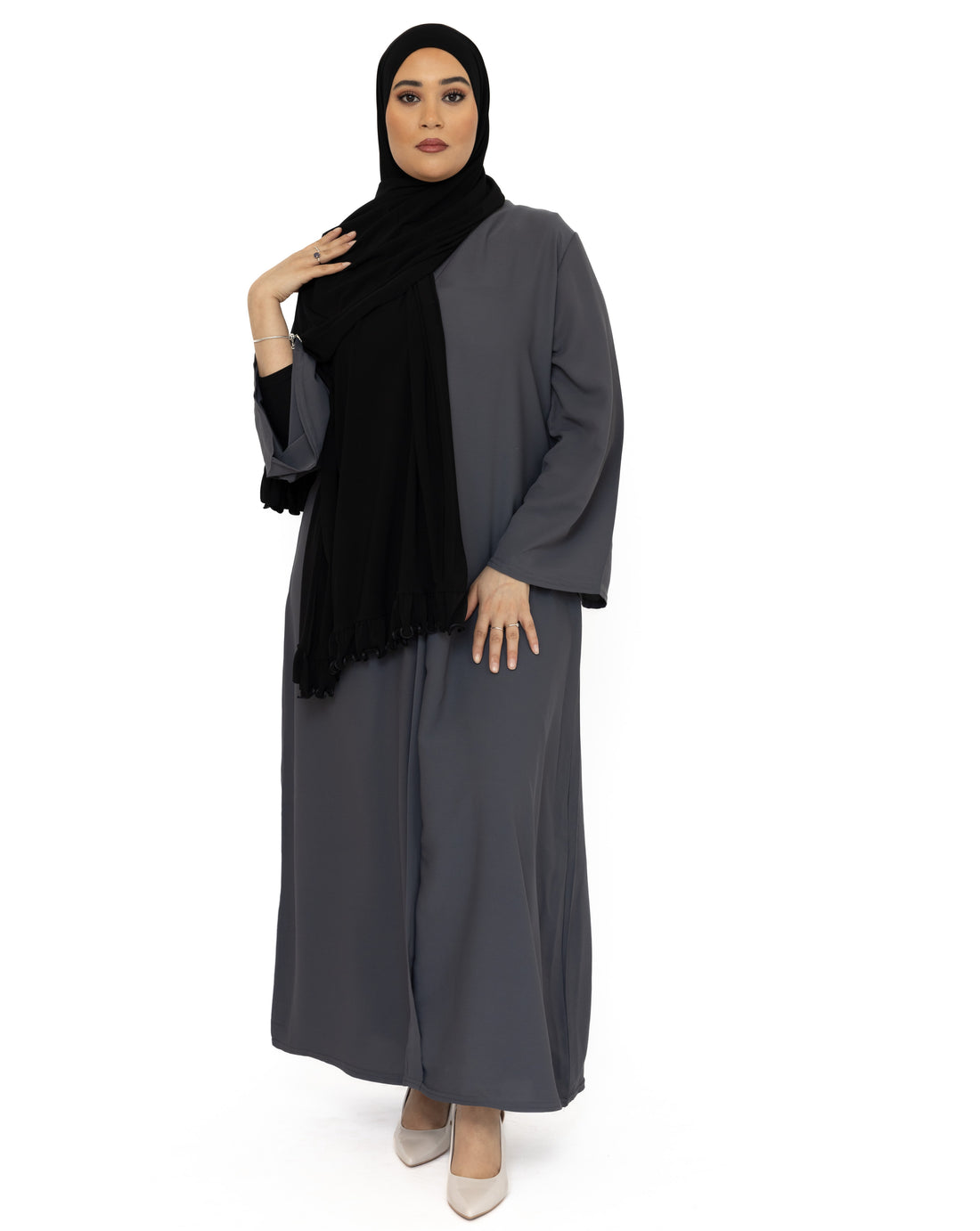 A-line jurk Inaya – soepele abaya-jurk, one size (S-XL), 17 kleuren – foto 15