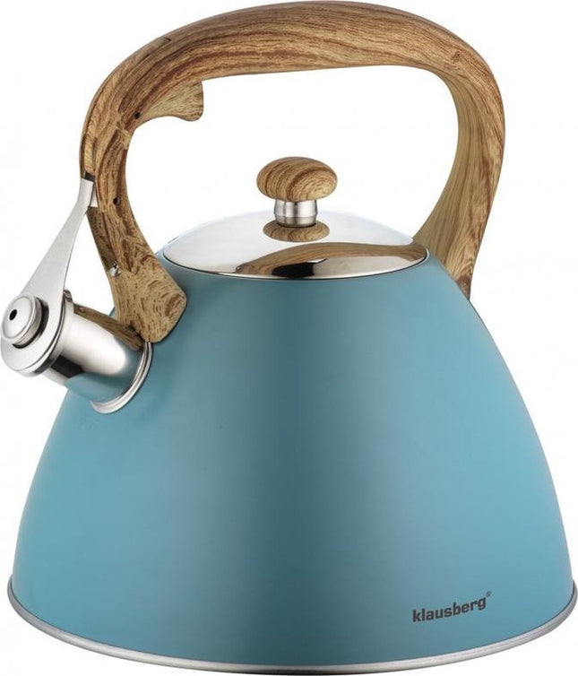 Klausberg fluitketel Adriatico 3 liter – waterkoker voor inductie en gas