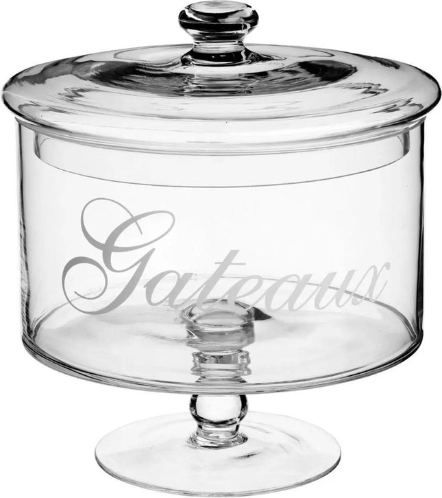 Secret de Gourmet glazen voorraadpot met deksel – 1,8 liter, voor gebak