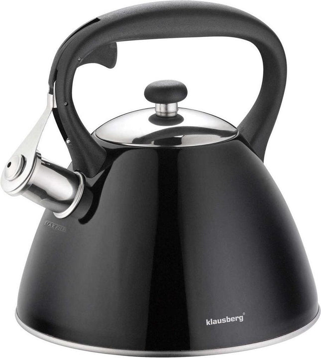 Klausberg KB-7208 whistling kettle - 3L - stainless steel - all heat sources