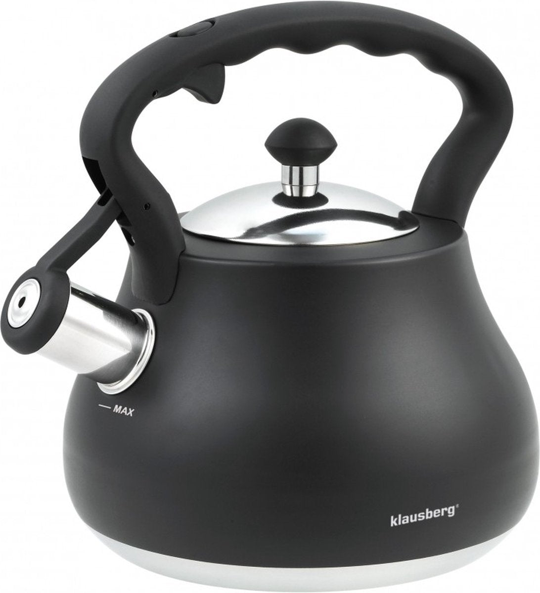 Klausberg KB-7446 fluitketel - 2, 7L - rvs - alle warmtebronnen