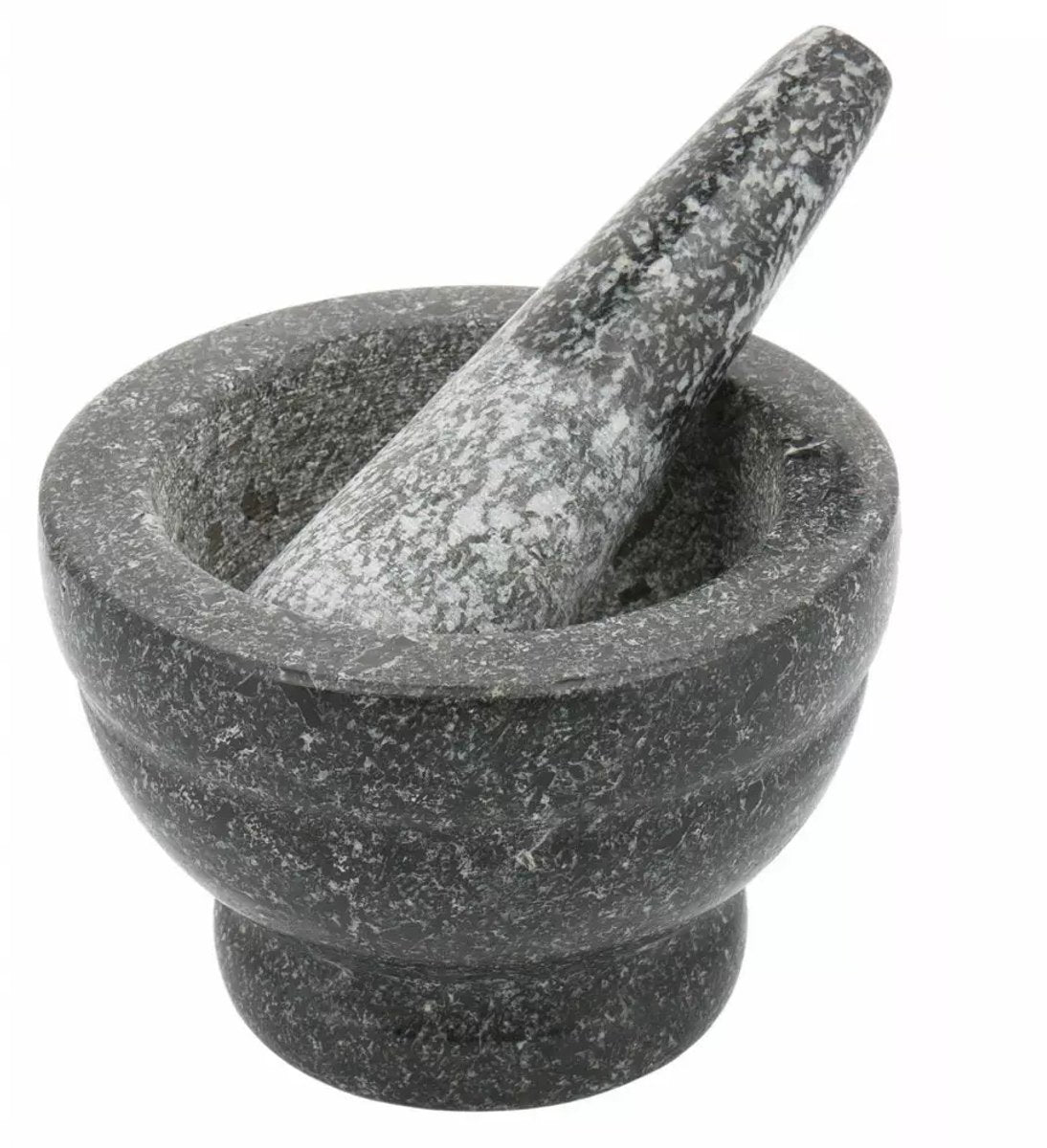 Kinghoff vijzel en stamper van graniet – Ø 9,5 x 7 cm, stamper 10 cm