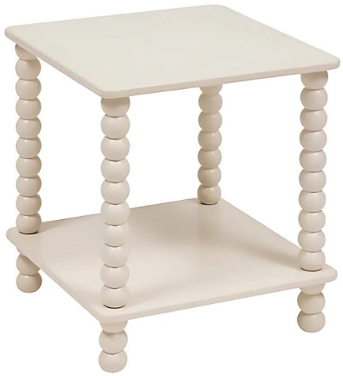Table basse Chamlo Atmosphera - 40 x 40 x 45 cm - Beige