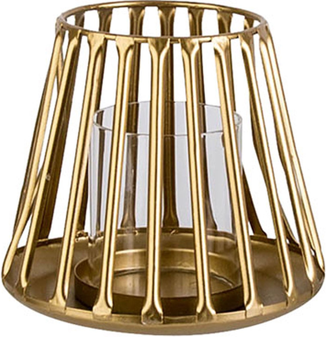 Gold Lantern 14.5 x 14.5 x h12.5 cm Metal