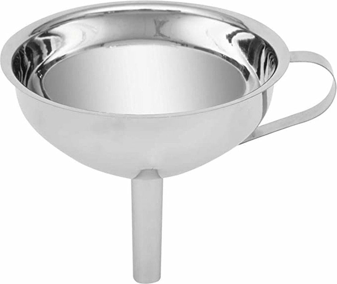 5Five RVS trechter met filtertje en handvat – 13 cm