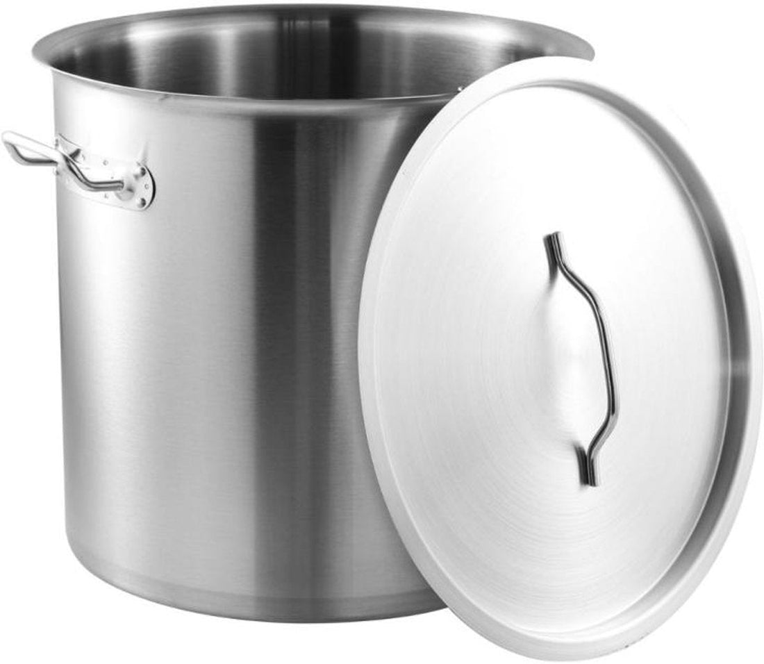 Kinghoff Stoompan - Kookpan 36 liter - Ø36 cm - Voor Professionele Keukens - Geschikt voor Gas, Elektrisch en Inductie - Soeppan - XXL Pan