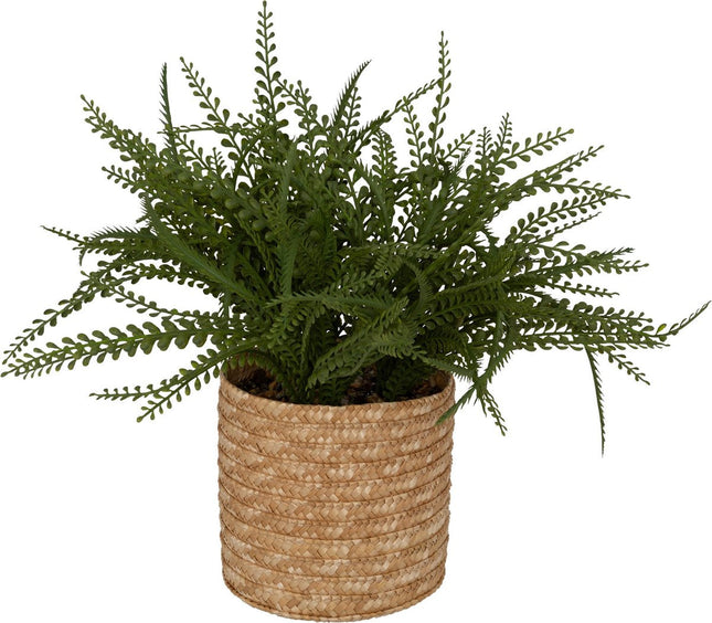 Atmosphera kunstplant varen met pot – kunstvaren 45 x 30 x 45 cm, groen
