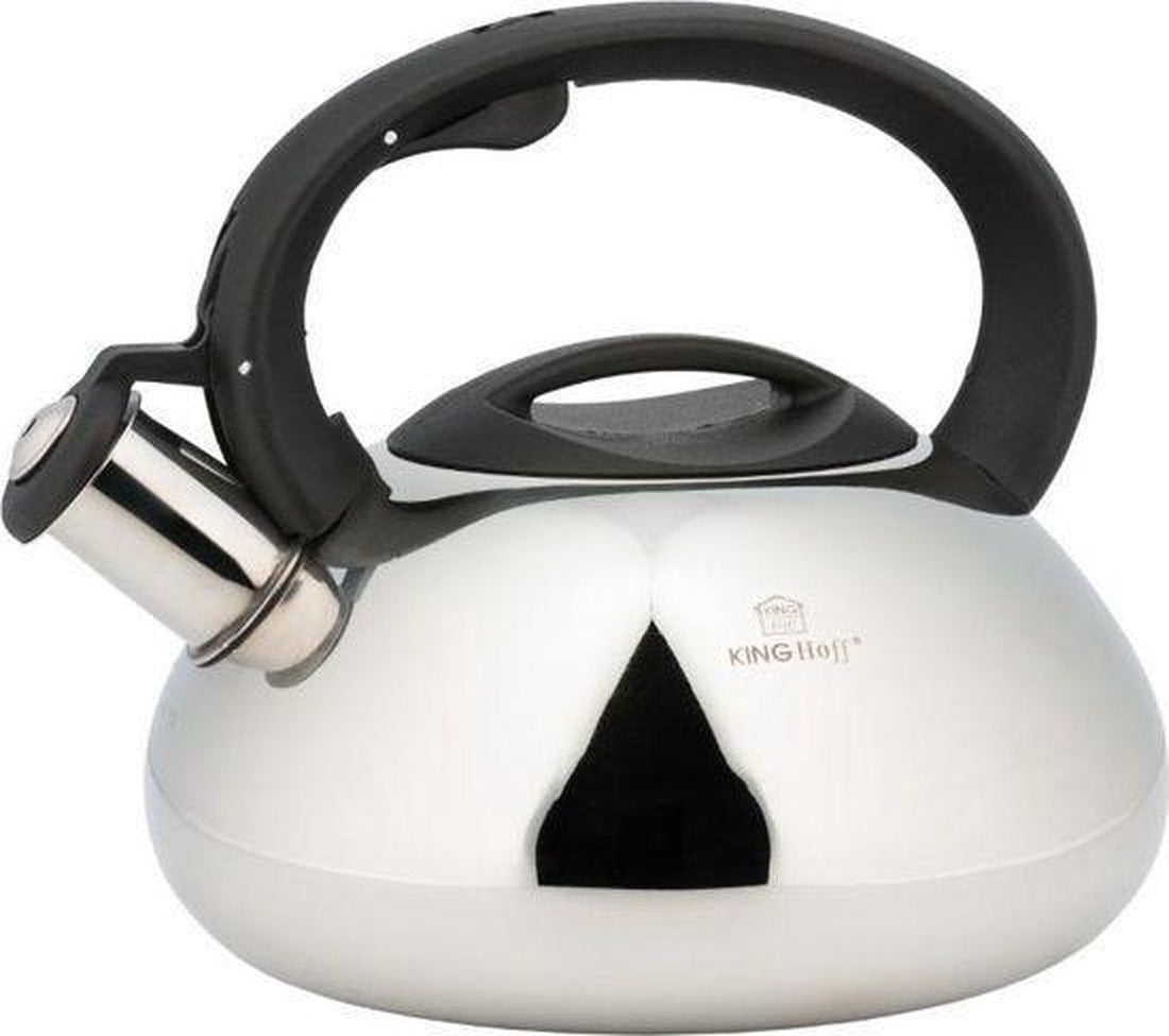 Kinghoff 3262 fluitketel – rvs, 3 liter, met drielaagse bodem