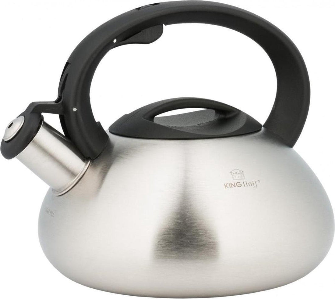 Kinghoff 3260 fluitketel - 2, 2L - RVS - alle warmtebronnen