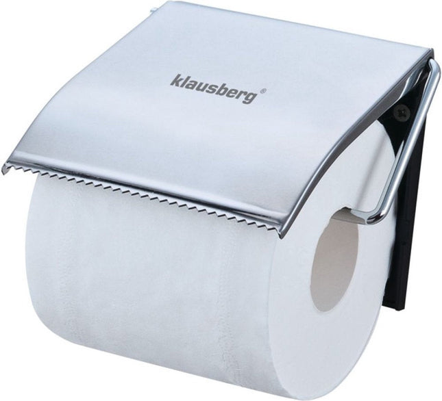 Klausberg 7087 toiletrolhouder RVS – compact en snel gemonteerd