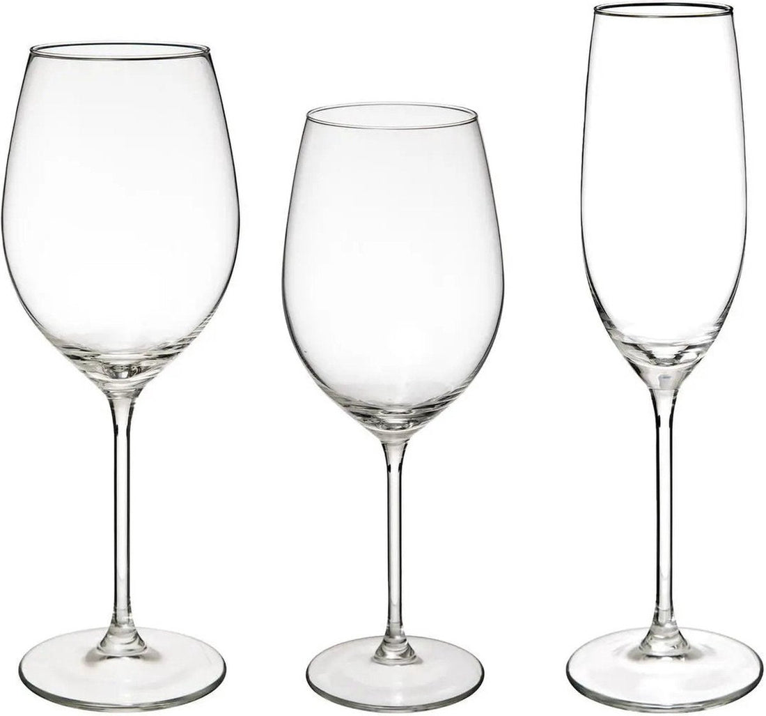 Secret de Gourmet glazenset Lina, 18-delig – wijnglazen en champagneglazen