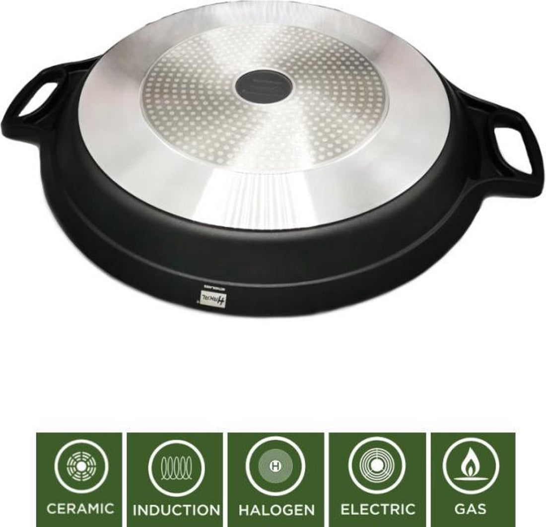 Hakal paella wokpan met keramische antiaanbaklaag – Ø 32, 36 of 40 cm – foto 3