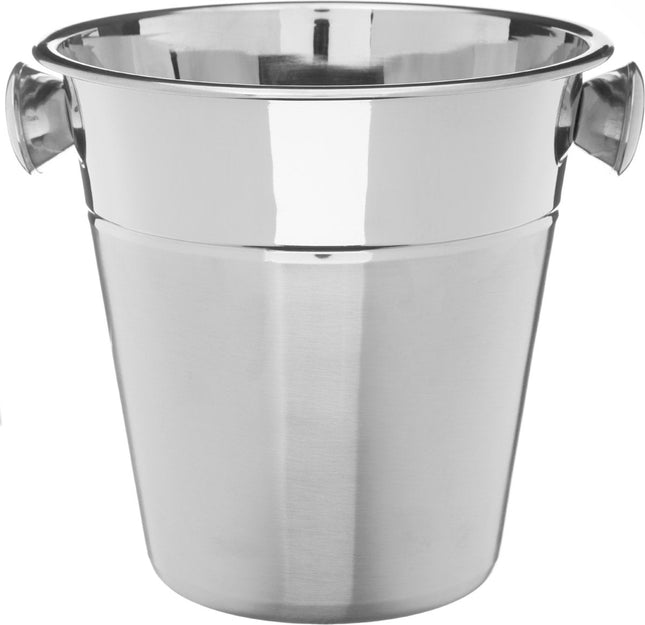 Secret de Gourmet champagnekoeler en ijsemmer van rvs – zilver, 3 liter