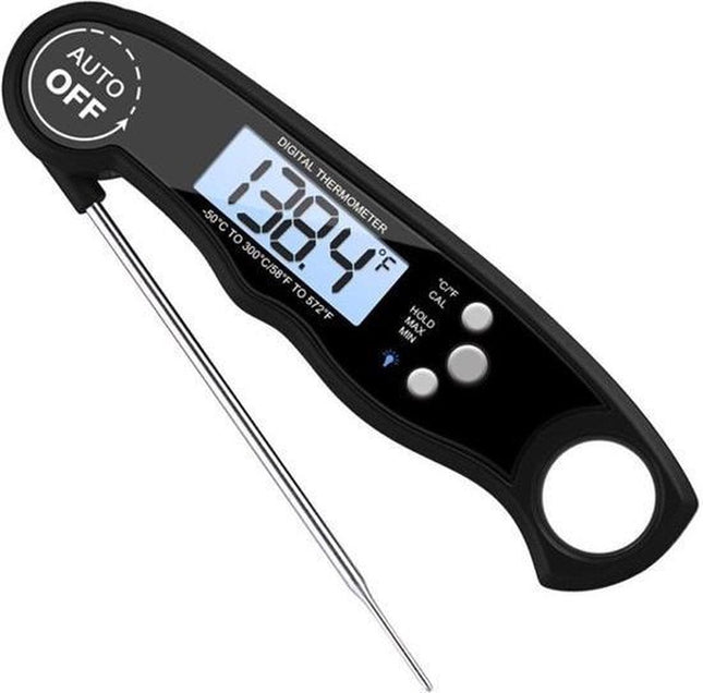 Igoods digitale keukenthermometer – RVS sonde, waterdicht, -50 tot 300 °C