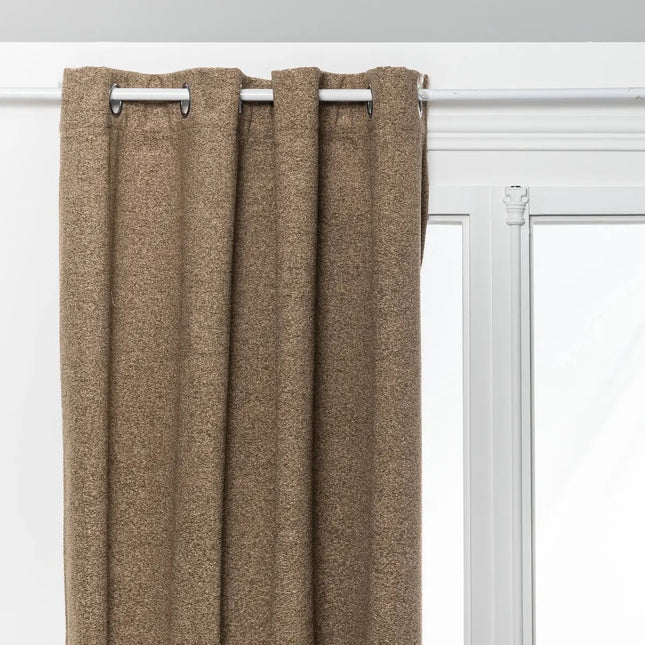 Atmosphera Soana verduisterend gordijn beige – isolerend, 140 x 260 cm
