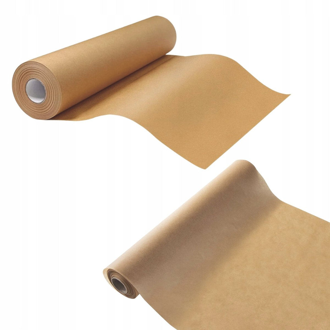 Klausberg bakpapier op rol KB-7904 – bruin pergamin, 50 m x 38 cm