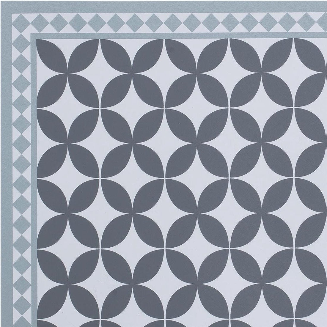 Secret de Gourmet placemat mozaïek grijs – rechthoekig, vinyl, 45 x 30 cm