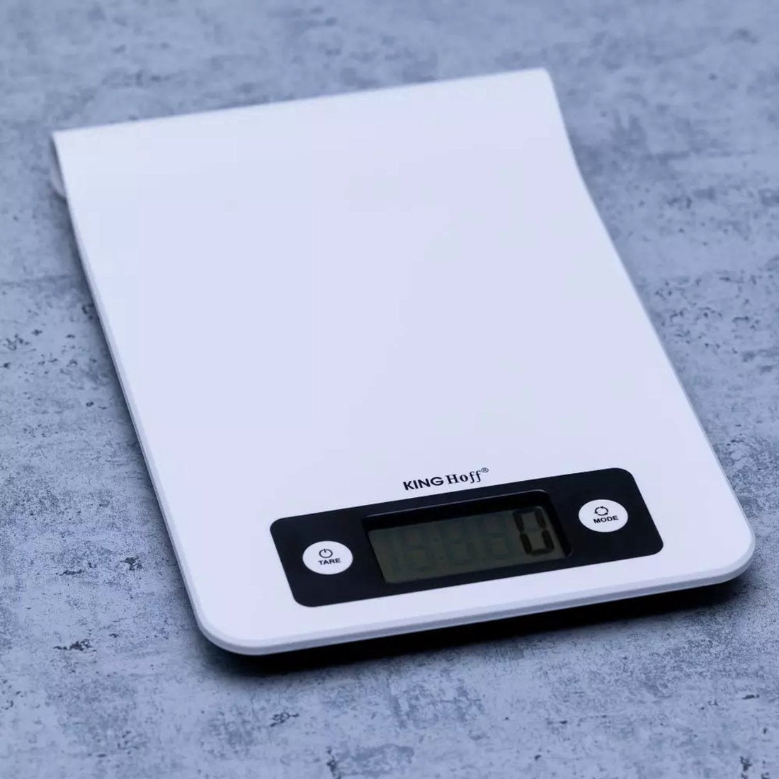 Balance de cuisine numérique Kinghoff KH-1822 – Jusqu'à 5 kg – Blanc