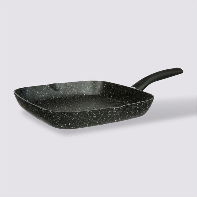 5five grilleerpan van gesmeed aluminium, 28 x 28 cm – zwart, ook voor inductie
