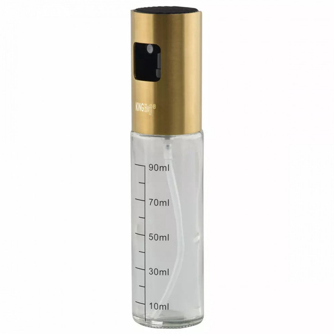 Kinghoff KH-1721 olie- en azijnspray – olijfolie verstuiver 100 ml, goud
