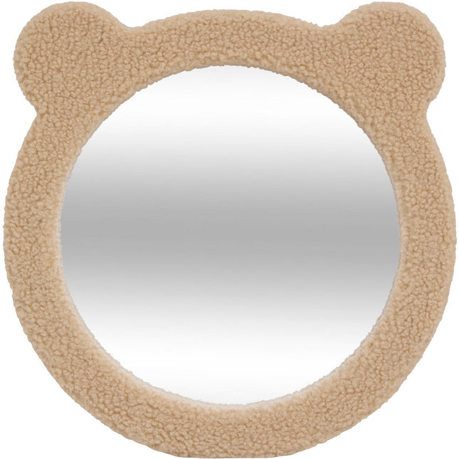 Atmosphera Kids berenspiegel bruin – spiegel voor de kinderkamer, Ø 34 cm