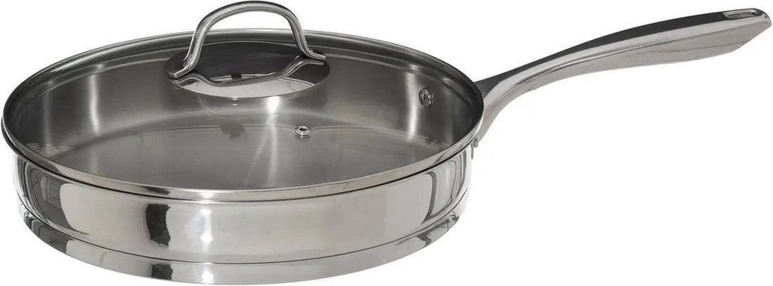 Secret de Gourmet hapjespan met deksel Ø 28 cm – rvs, alle kookplaten