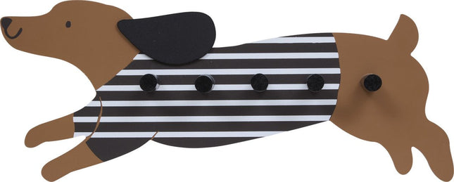 Atmosphera Kids kapstok teckel – kinderkapstok voor de kinderkamer, 50 x 20 cm
