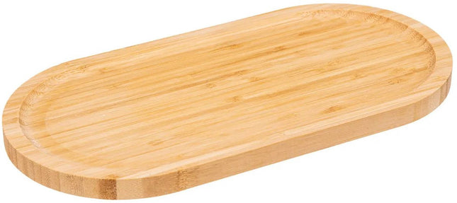 5Five serveerplankje van bamboe, 30 x 15 cm – borrelplank voor hapjes
