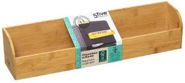 Magnetisch bamboe bakje van 5Five – keukenorganizer, klein model