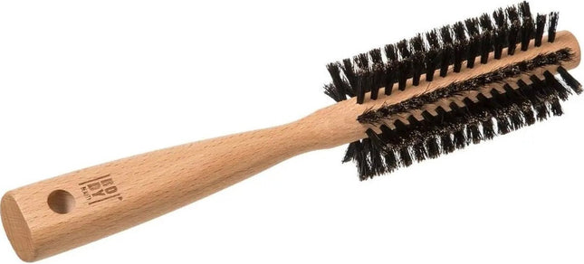 5Five ronde haarborstel met varkenshaar – houten borstel, naturel, 24 cm