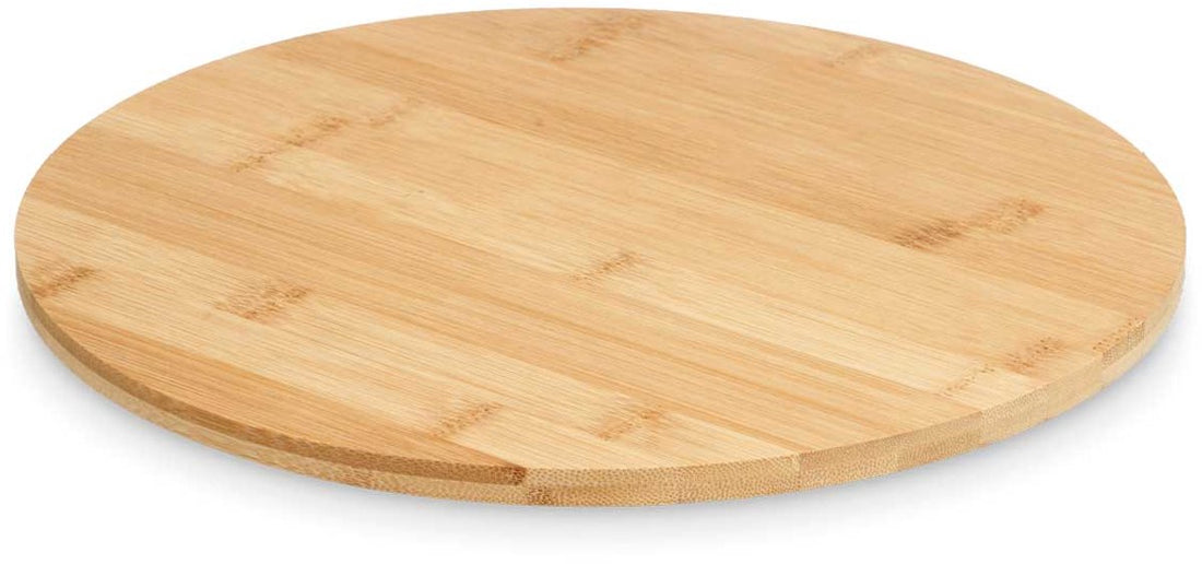 Kinvara ronde snijplank 30 cm – draaibare bamboe snijplank