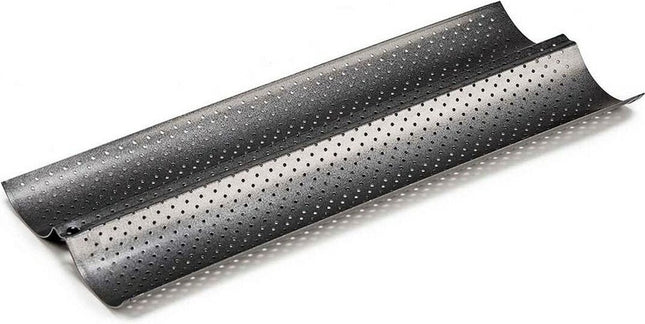 Ovenschaal voor brood – koolstofstaal met antiaanbaklaag, 38 x 16 cm