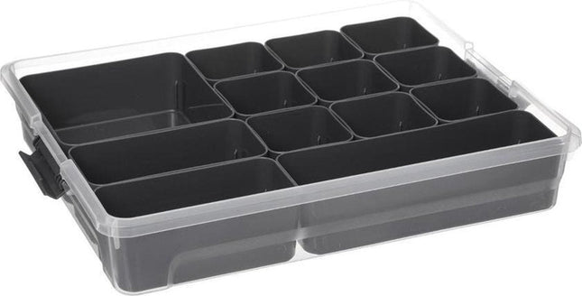 5Five opbergbox met vakjes 4,8 liter – 13 uitneembare sorteerbakjes