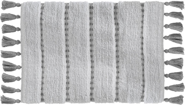 5Five badmat Pom pom van katoen – bruin badkleed, 50 x 75 cm