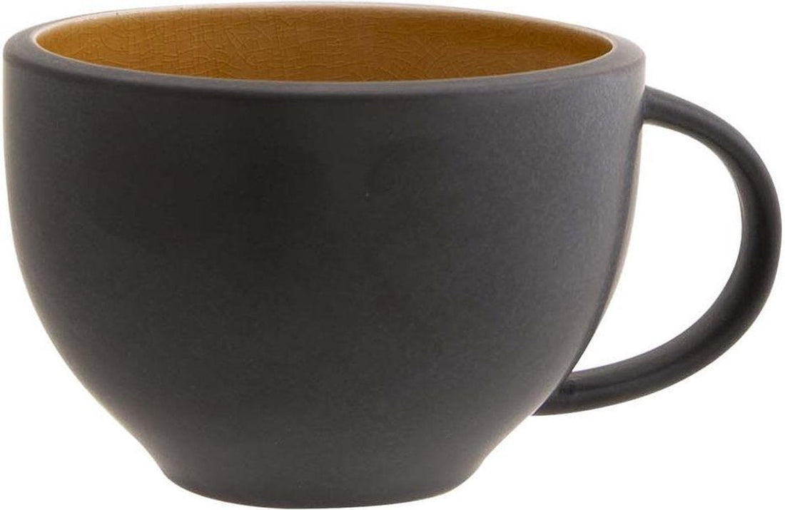 Tallina Brown koffiekopjes bruin – set van 6, Ø 8,5 x 6 cm