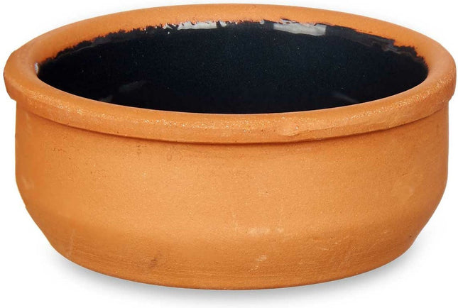 La Dehesa ovenschaaltjes terracotta zwart, set van 6 – tapas, Ø 8 cm