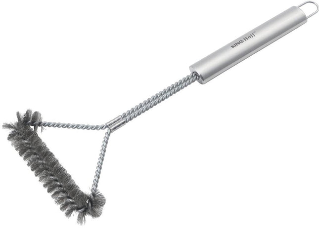 Kinghoff KH-1915 grillborstel – rvs barbecueborstel van 41,5 cm