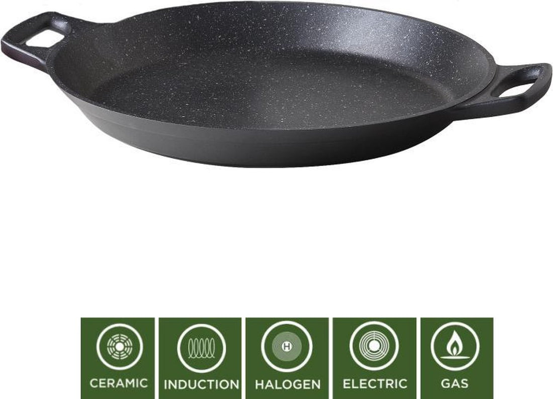 Hakal paella wokpan met keramische antiaanbaklaag – Ø 32, 36 of 40 cm – foto 2