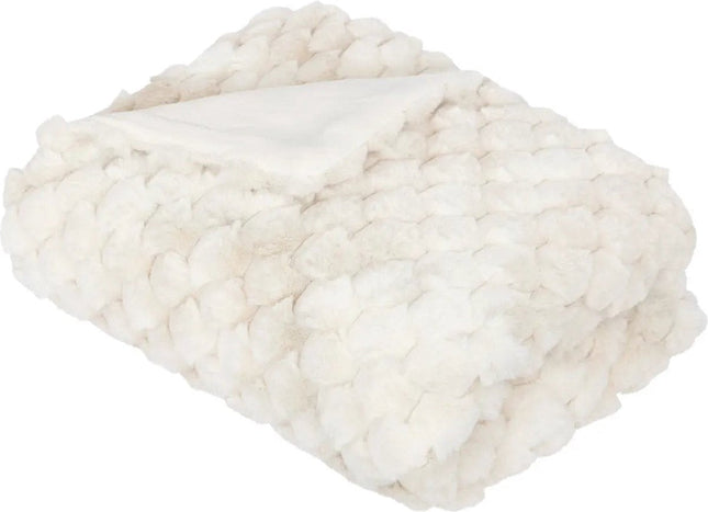 Atmosphera plaid superzacht – beige, 120 x 160 cm, polyester