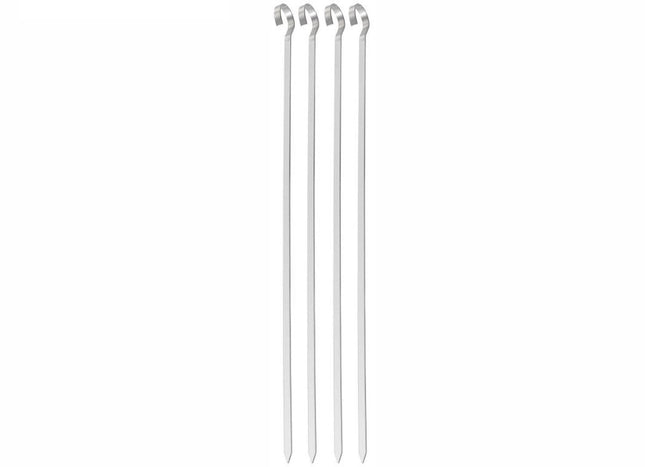 Kinghoff KH-1914 BBQ spiezen van RVS – set van 4, 35,8 cm