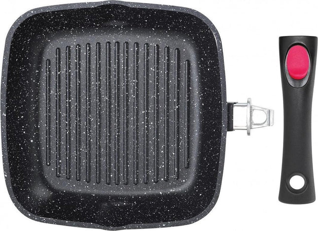 Kinghoff 1511 grillpan inductie – 28 x 28 cm, marble coating – foto 2